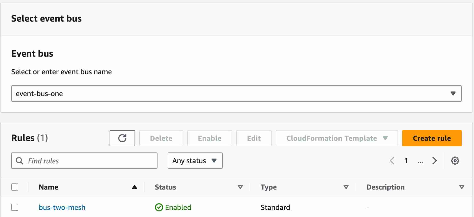 Connecting Bus One to Bus Two