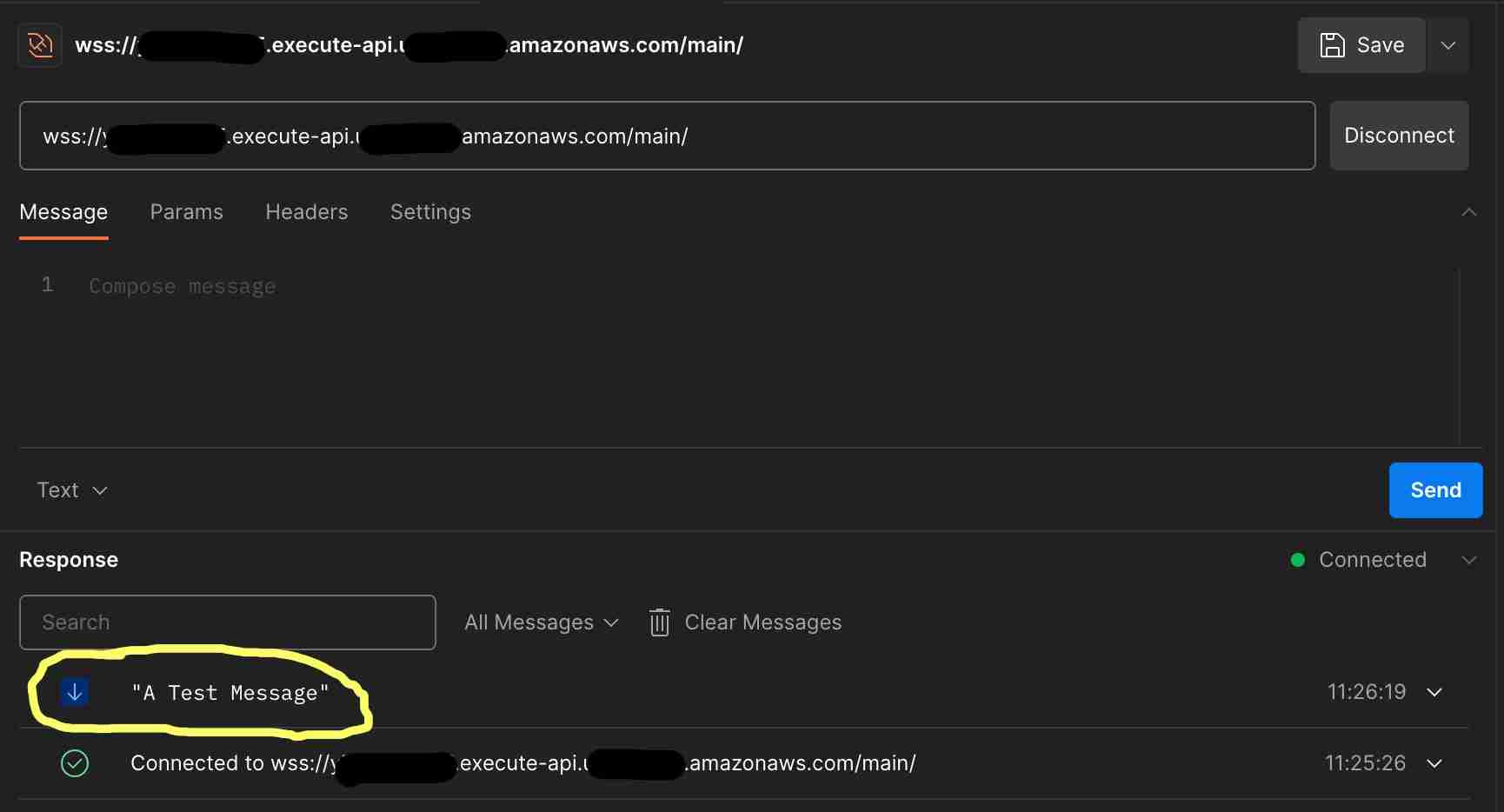 WebSocket with AWS API Gateway